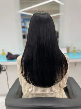 ロング カラー ヘアアレンジ 赤み消し/透明感 ブラウン🌿堅伍のヘアスタイル