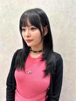 ミディアム 谷川が作る熊本1🥇 レイヤーカットのヘアスタイル