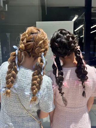 ロング 難波・デザイン・ ハイトーン☆Rei☆のヘアスタイル