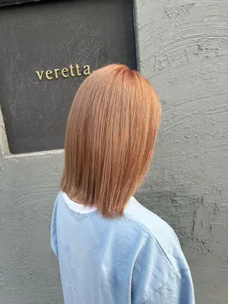 セミロング カラー 🫧🍋ダブルカラー 🍋mizuhoのヘアスタイル