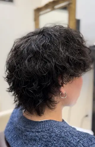 メンズ パーマ RITZ 小平颯真のヘアスタイル