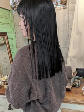 セミロング ヘアアレンジ 南堀江 möwen ( メーヴェ )所属・mowen RUIのヘアスタイル