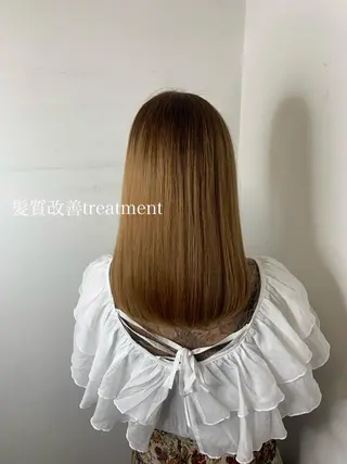 ロング メンズバレイヤージュ 斉藤春のヘアスタイル