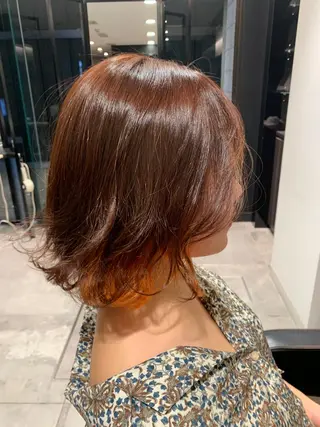 ショート カラー カミノア所属・2月予約解放しまし たイルミナ公認荒井のヘアスタイル