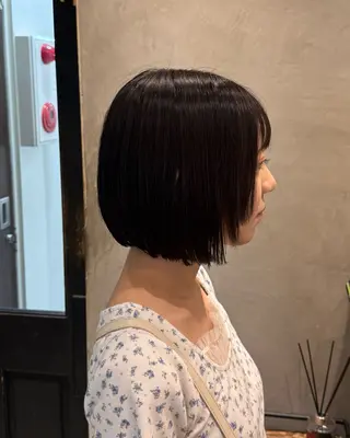 ショート ボブ/レイヤー/新宿 /透明感/KOKIのヘアスタイル