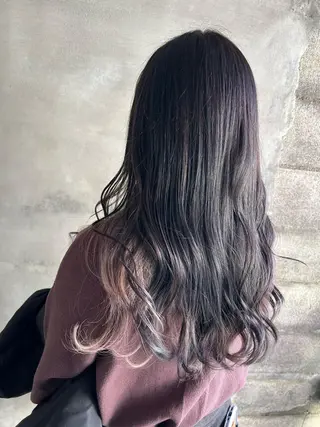 ロング カラー 茅ヶ崎/ハイライト/ ハイトーン/関口実華のヘアスタイル