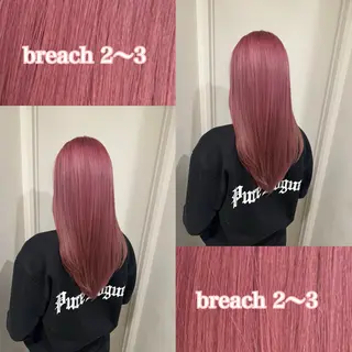 セミロング カラー ヘアアレンジ 🔥ハイトーンカラー ギャルNAOKI🔥のヘアスタイル