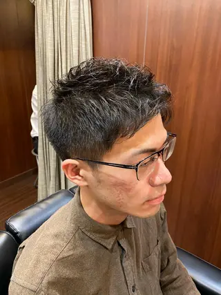 ショート メンズ 浅見 天翔のヘアスタイル