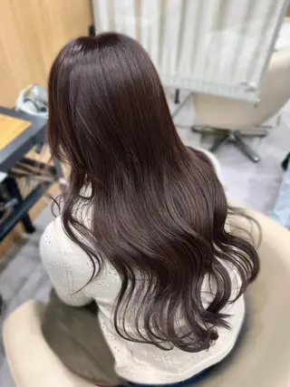 ロング カットカラー model🎀りせのヘアスタイル