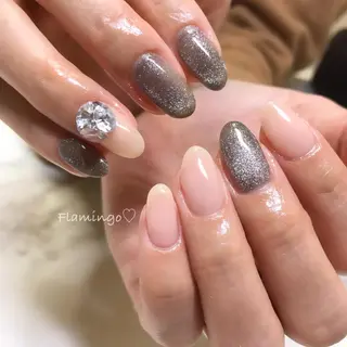 ネイル 浮きにくいフィルイン ｜上品シンプルネイルのネイルデザイン