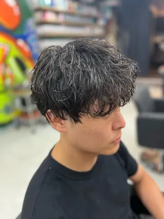 ショート パーマ メンズ 錦糸町/Men's cutパーマ石川史弥のヘアスタイル