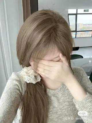 カラー 透ける透明感カラー 🎀anju/渋谷のヘアスタイル