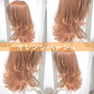 ミディアム カラー パーマ ヘアアレンジ キッズ ネイル マツエク・マツパ neon hair所属・🩵 JURI🩵のヘアスタイル