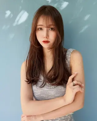 ロング 韓国/髪質改善💘 櫻井かれんのヘアスタイル