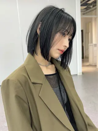 ショート Lond Alexia所属・金山/ブリーチなし/ 透明感/ボブ/ゆうきのヘアスタイル