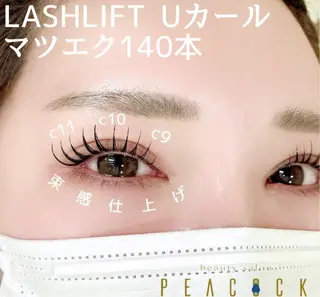 マツエク・マツパ salon peacockのマツエク・マツパデザイン