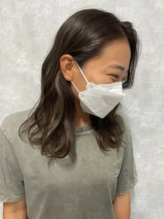 ミディアム C’LD hair  produce /シールドヘア所属・モテ髪/ボブ/ショー ト/アダチフウトのヘアスタイル