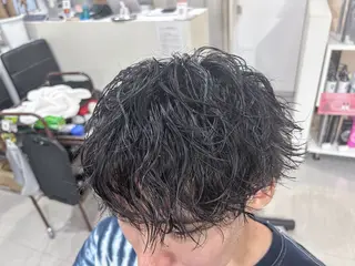 ショート パーマ メンズ かんばら りょーいのヘアスタイル