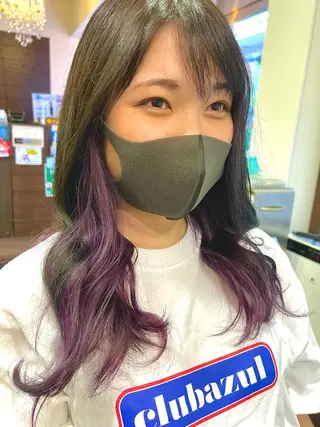 セミロング カラー 💎透明感カラー特化 💎TAISEIのヘアスタイル