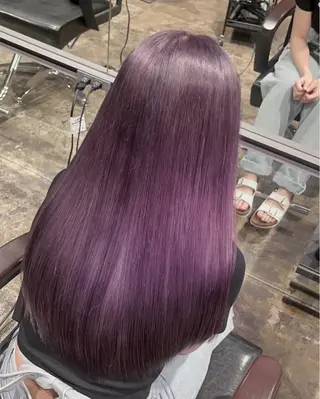 ロング 渋谷ケアブリーチ ❤️🔥徳田空悟のヘアスタイル