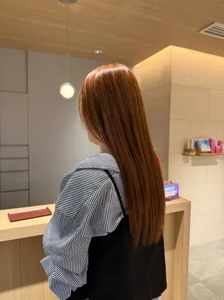 ロング 大島 希美のヘアスタイル