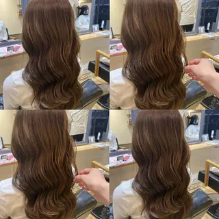 ロング カラー 艶カラー/韓国顔周り 🎀mamiのヘアスタイル