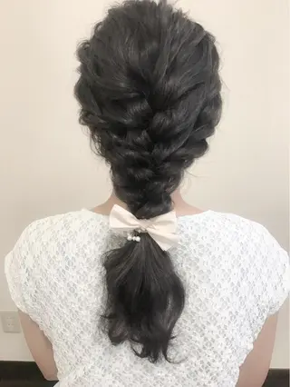 ロング ヘアアレンジ 沢田 瞳のヘアスタイル