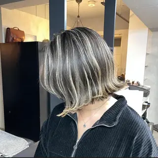 ショート カラー 新宿/韓国風レイヤー 髪質改善/ジャッキーのヘアスタイル