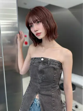 ショート ユズキ/似合わせ カット♡透明感カラーのヘアスタイル