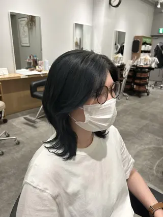 ミディアム Lien by kiitos所属・韓国ヘア×レイヤー カット/上田丈也のヘアスタイル