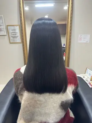 セミロング カラー fee 北千住のヘアスタイル