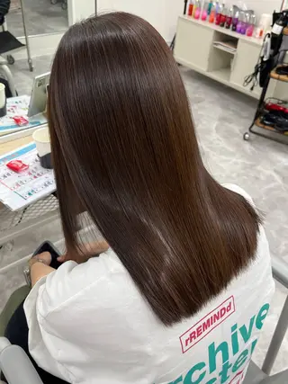 ミディアム Aura 髪質改善＆韓国レイヤー所属・あい❤︎ /髪質改善/韓国巻きのヘアスタイル