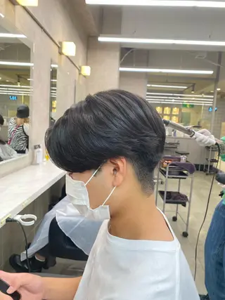 ショート パーマ メンズ 🟦ニュアンス/メン ズパーマ横浜🟦のヘアスタイル