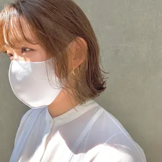 ミディアム カラー ヘアアレンジ 【ダメージレス施術】 【透明感】北村 拓也のヘアスタイル