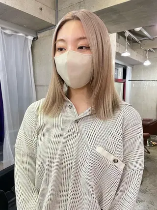 ミディアム HAIR design ARUE所属・仙台1優しい美容師 Kogaのヘアスタイル