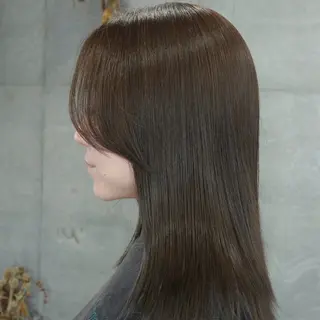 カラー Sog所属・manami/艶髪 /くすみカラーのヘアスタイル