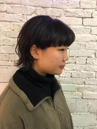 ショート NOUN所属・eri kinjoのヘアスタイル