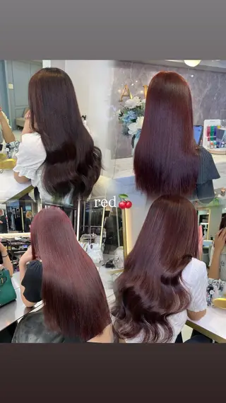 ロング カラー 韓国🫧髪質改善🫧 縮毛矯正🫧陽菜🫧のヘアスタイル