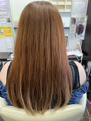 ロング カラー 田光 美華のヘアスタイル
