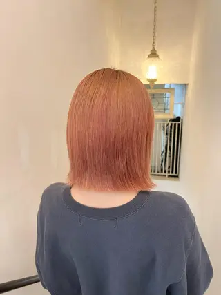 ミディアム パーマ/ボブ /レイヤー チヒロのヘアスタイル