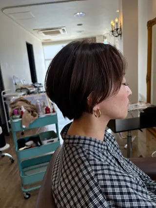 ショート やまもと かのんのヘアスタイル