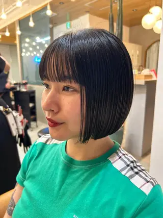 ショート 🩵縮毛矯正/ブリー チ/髪質改善/いつかのヘアスタイル