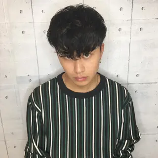 パーマ メンズ 韓・中華美女ヘア 🇰🇷×🇨🇳のヘアスタイル