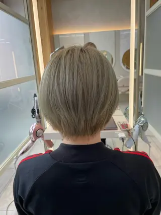 ショート 顔周り/透明感カラー /韓国ヘア/TAKUのヘアスタイル