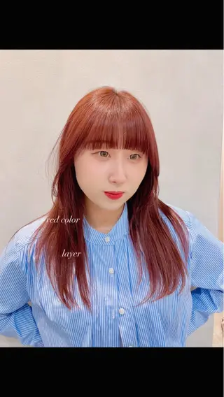 セミロング レイヤーカット Kinoのヘアスタイル