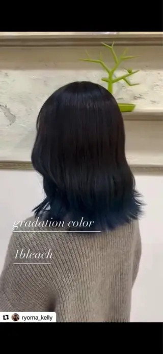 カラー 西村 遼馬のヘアスタイル