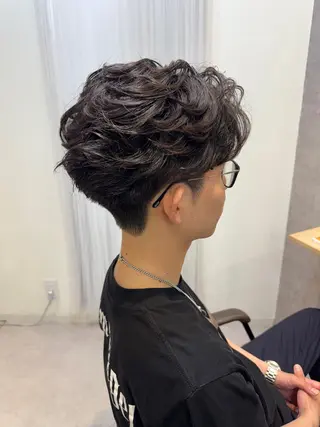 ミディアム パーマ メンズ Dxxxx III所属・女性目線の大人 メンズ*Ayakaのヘアスタイル