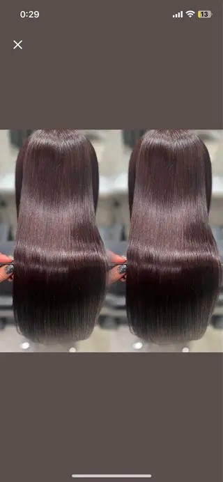 ロング 髪質改善×透明感× 艶髪🥀HIYORIのヘアスタイル