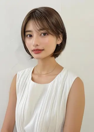 ショート nex the salon coall所属・🫧似合わせショート イシダ🫧のヘアスタイル