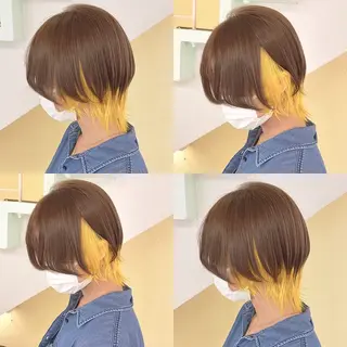 カラー 渋谷:インナーカラー ／🍒エリカ🍒のヘアスタイル